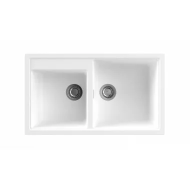 NODOR 4072 - Mosogatótálca NorGranite 86.50 2B WH fehér - A készlet erejéig rendelhető! NODOR 4072 - Mosogatótálca NorGranite 86.50 2B WH fehér - A készlet erejéig rendelhető!