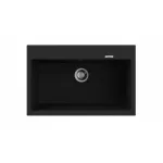 NODOR 4079 - Mosogatótálca NorGranite 78.50 1B BK fekete