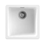 NODOR 4090 - Mosogatótálca NorGranite 40.40 1B WH fehér