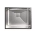 NODOR 4091 - Mosogatótálca NorAce 50.40 1C R10 CP inox munkalapra és alá is szerelhető