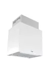 NODOR 8565 Nodor - Páraelszívó NorBreeze ISLA CUBE GLASS ECO 60 WH/A fehér Hob to Hood