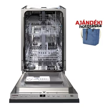 NODOR 8710ht - Beépíthető mosogatógép NorCare DW-4611 I SL + Ajándék Hűtőtáska NODOR 8710ht - Beépíthető mosogatógép NorCare DW-4611 I SL + Ajándék Hűtőtáska