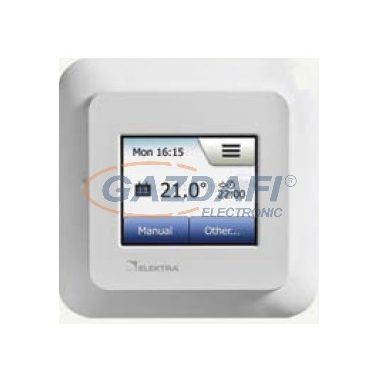 NORDART OWD5 Digitális, érintőképernyős, okostelefonnal távolról vezérelhető termosztát, elektromos padlófűtéshez