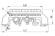 TRACON NPE-G8-10 Szigetelt földelősín (N/PE), zöld 230/400VAC, 100A, 8×12mm, 10P, IP20