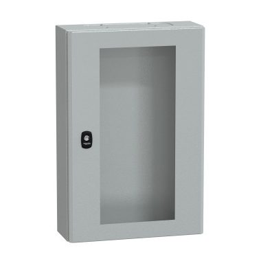 SCHNEIDER NSYS3DM6415T S3DM moduláris szekrények H600XW400XD150 üvegajtós