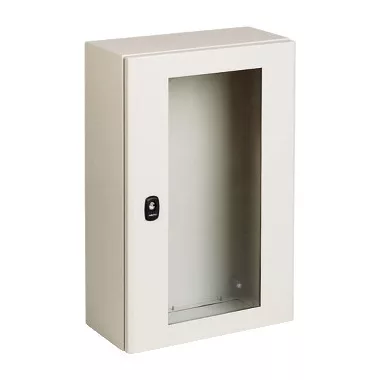 SCHNEIDER NSYS3DM7515T S3DM moduláris szekrények H700XW500XD150 üvegajtós