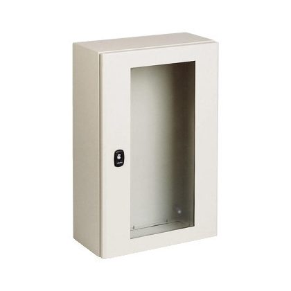   SCHNEIDER NSYS3DM7515T S3DM moduláris szekrények H700XW500XD150 üvegajtós