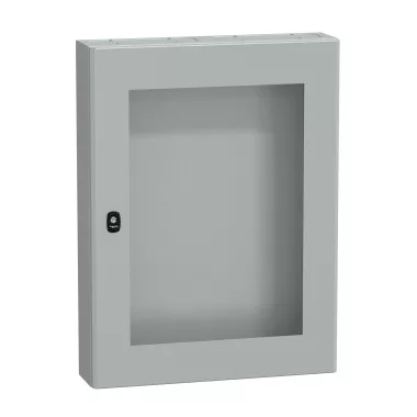 SCHNEIDER NSYS3DM8615T S3DM moduláris szekrények H800XW600XD150 üvegajtós