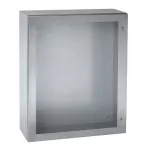 SCHNEIDER NSYS3X7525T Inox (700*500*250) szekrény, átlátszó ajtó