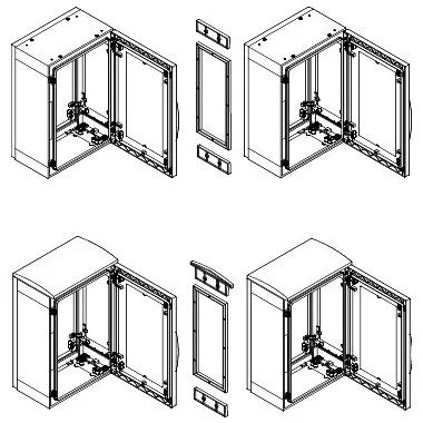 SCHNEIDER NSYSUPLA3G Csatlakozókészlet