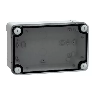 SCHNEIDER NSYTBS19128T Ipari kötődoboz (192*121*87) IP65, ABS, átlátszó tetővel