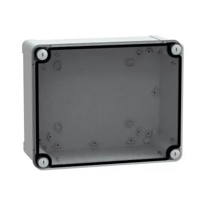   SCHNEIDER NSYTBS241910T Ipari műanyag doboz 241x192x105 alacsony átlátszó fedéllel