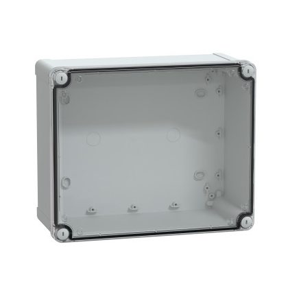   SCHNEIDER NSYTBS292412HT Ipari kötődoboz (291*241*128) IP65, ABS, átlátszó tetővel