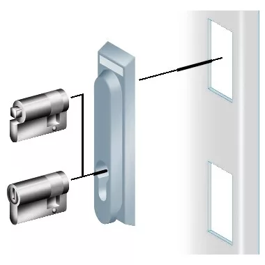 SCHNEIDER NSYTDB5ME Standard zár