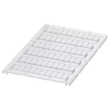 SCHNEIDER NSYTRABPV6 Jelölő kártya 6 csík, 6 mm nem nyomtatott, 60 karakter, fehér