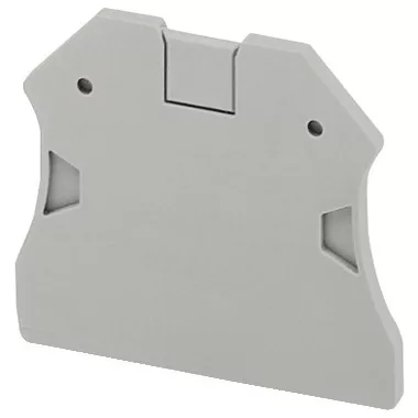 SCHNEIDER NSYTRAC22 Véglap 2,2 mm csavaros egyszintes sorkapocshoz 1x1 csatlakozás 2,5-10 mm2 szürke