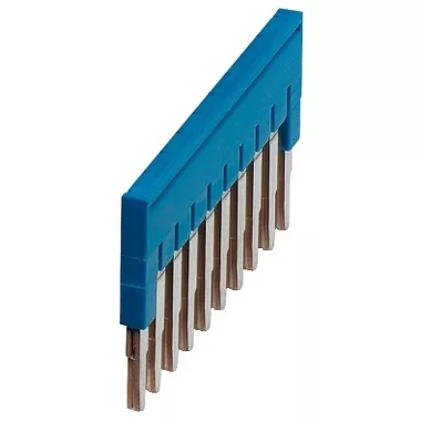 SCHNEIDER NSYTRAL210BL Dugaszolható áthidaló 10 láb 2,5 mm2-es sorkapocshoz kék