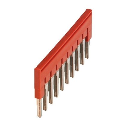 SCHNEIDER NSYTRAL410 Dugaszolható áthidaló 10 láb 4 mm2-es sorkapocshoz piros