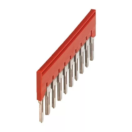 SCHNEIDER NSYTRAL610 Dugaszolható áthidaló 10 láb 6 mm2-es sorkapocshoz piros