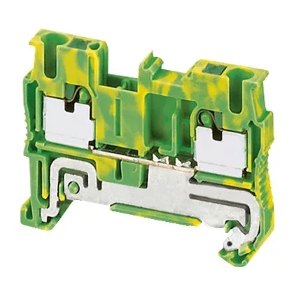   SCHNEIDER NSYTRP22PE Direkt rugós egyszintes földelőkapocs 1x1 csatlakozás 5,2 mm 2,5 mm2 zöld-sárga