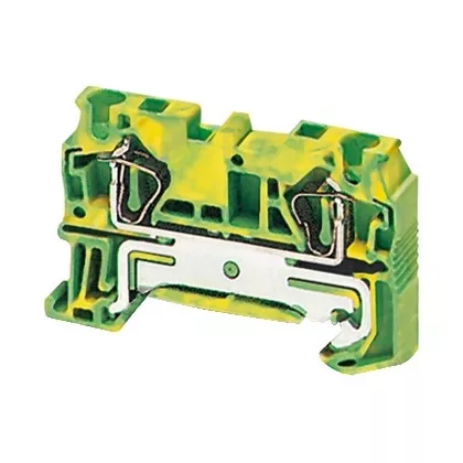   SCHNEIDER NSYTRR42PE Rugós egyszintes földelőkapocs 1x1 csatlakozás 6,2 mm 4 mm2 zöld-sárga