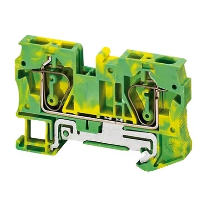   SCHNEIDER NSYTRR62PE Rugós egyszintes földelőkapocs 1x1 csatlakozás 8,2 mm 6 mm2 zöld-sárga