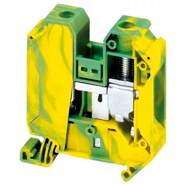SCHNEIDER NSYTRV352PE Csavaros egyszintes földelőkapocs 1x1 csatlakozás 16 mm 35 mm2 125A-es zöld-sárga