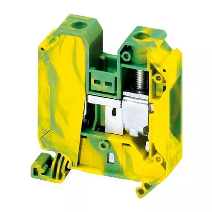   SCHNEIDER NSYTRV352PE Csavaros egyszintes földelőkapocs 1x1 csatlakozás 16 mm 35 mm2 125A-es zöld-sárga