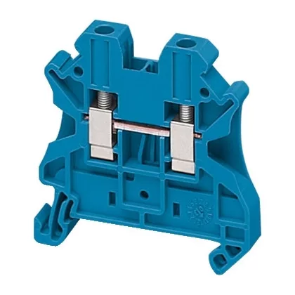   SCHNEIDER NSYTRV42BL Csavaros egyszintes átkötőkapocs 1x1 csatlakozás 6,2 mm 4 mm2 32A-es kék