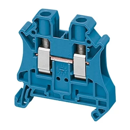   SCHNEIDER NSYTRV62BL Csavaros egyszintes átkötőkapocs 1x1 csatlakozás 8,2 mm 6 mm2 41A-es kék
