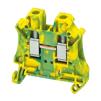   SCHNEIDER NSYTRV62PE Csavaros egyszintes földelőkapocs 1x1 csatlakozás 8,2 mm 6 mm2 zöld-sárga