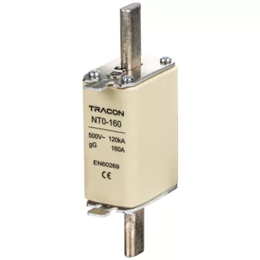 TRACON NT0-80 Késes biztosító Un=500V AC, 80A, 0, 120kA/500VAC, gG