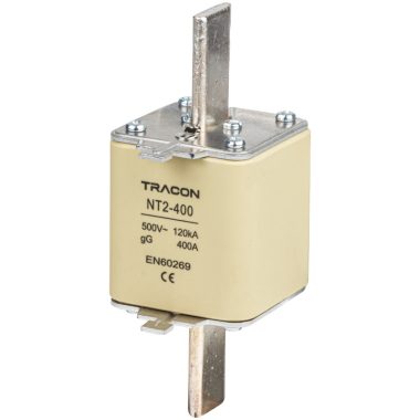 TRACON NT2-224 Késes biztosító Un=500V AC, 224A, 2, 120kA/500VAC, gG