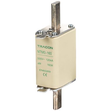 TRACON NTM0-10 Késes biztosító Un=500V AC, 10A, 0, 120kA/500VAC, aM