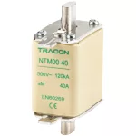   TRACON NTM00-125 Késes biztosító Un=500V AC, 125A, 00, 120kA/500VAC, aM