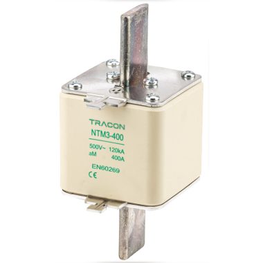 TRACON NTM3-630 Késes biztosító Un=500V AC, 630A, 3, 120kA, aM
