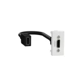 SCHNEIDER NU343018 UNICA SYSTEM+ HDMI csatlakozó, 1 modulos, fehér