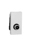 SCHNEIDER NU346118 UNICA SYSTEM+ TV aljzat, 1.5 dB, 1 modulos, fehér SCHNEIDER NU346118 UNICA SYSTEM+ TV aljzat, 1.5 dB, 1 modulos, fehér