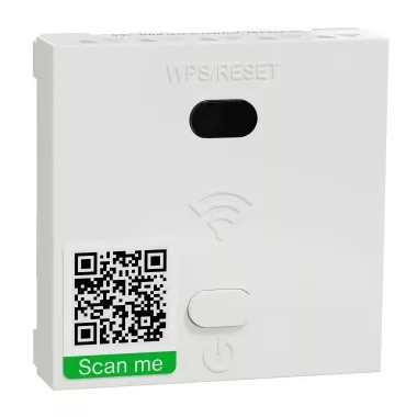 SCHNEIDER NU360518 UNICA SYSTEM+ WiFi repeater, fehér SCHNEIDER NU360518 UNICA SYSTEM+ WiFi repeater, fehér