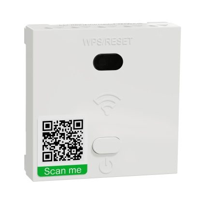 SCHNEIDER NU360518 UNICA SYSTEM+ WiFi repeater, fehér