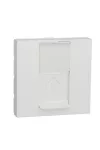 SCHNEIDER NU946118 UNICA SYSTEM+ Adapter 1xRJ45 Keystone/Systimax betétekhez, fehér