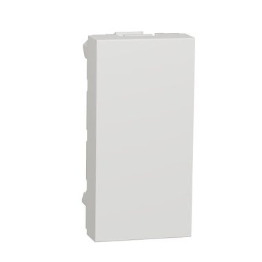 SCHNEIDER NU986518 UNICA SYSTEM+ Vakfedél 1 modulos (22,5 mm), fehér