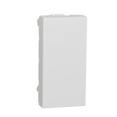SCHNEIDER NU986518 UNICA SYSTEM+ Vakfedél 1 modulos (22,5 mm), fehér SCHNEIDER NU986518 UNICA SYSTEM+ Vakfedél 1 modulos (22,5 mm), fehér
