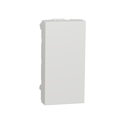   SCHNEIDER NU986518 UNICA SYSTEM+ Vakfedél 1 modulos (22,5 mm), fehér