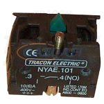   TRACON NYAE101 Érintkező-egység fémalapra szerelt nyomógombokhoz 1×NO, 3 A/400 V