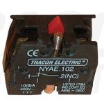   TRACON NYAE102 Érintkező-egység fémalapra szerelt nyomógombokhoz 1×NC, 3 A/400 V