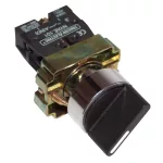   TRACON NYBD33KSTT Tokozott karos kapcsoló, fémalap, háromállású 2×NO, 3A/230V AC, IP44