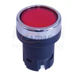 TRACON NYG2-F1 Nyomógomb fej-egység, piros-átlátszó