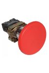 TRACON NYGBR42P Gombafejű vészgomb, fémalapra szerelt, piros 1×NC, 3A/400V AC, IP42, d=40mm