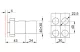 TRACON NYGBV44PT Tokozott jelzőlámpa, fémalap, piros, trafóval, izzó nélk. 3A/230V AC, IP44, NYGI6